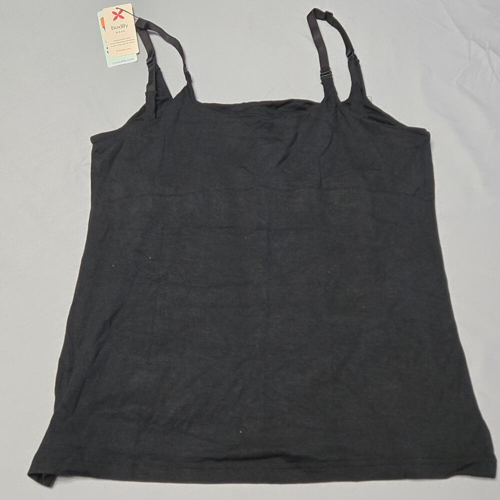 Bodily Sz Medium Black Maternity & Postpartum Nursing Camisole - Picture 5 of 6